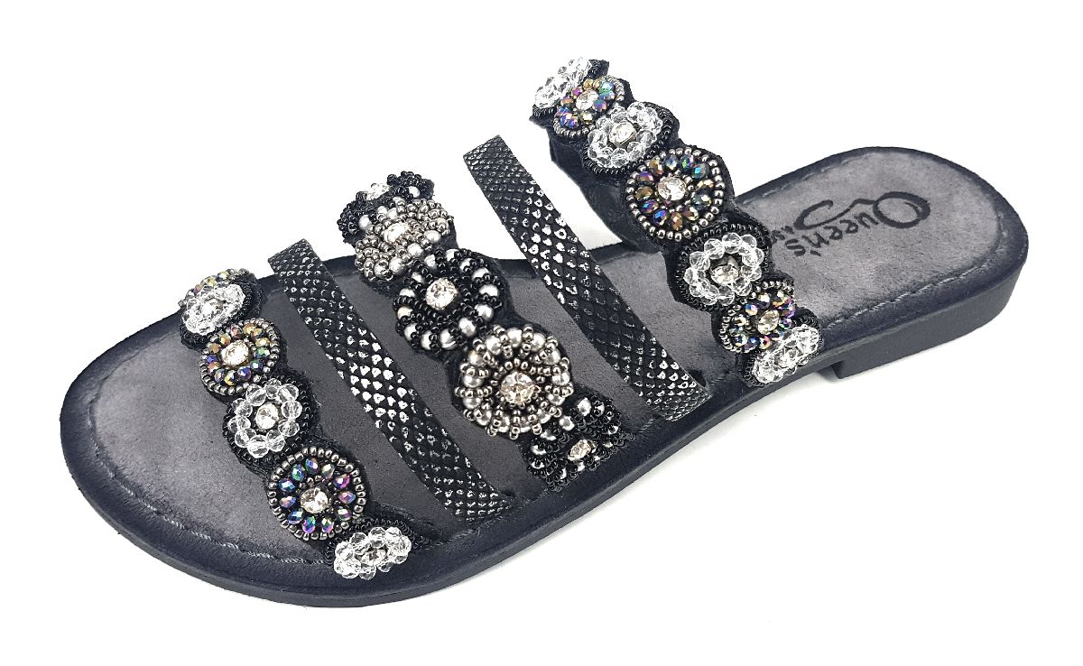 Queens IF-8543 Schwarz black multi