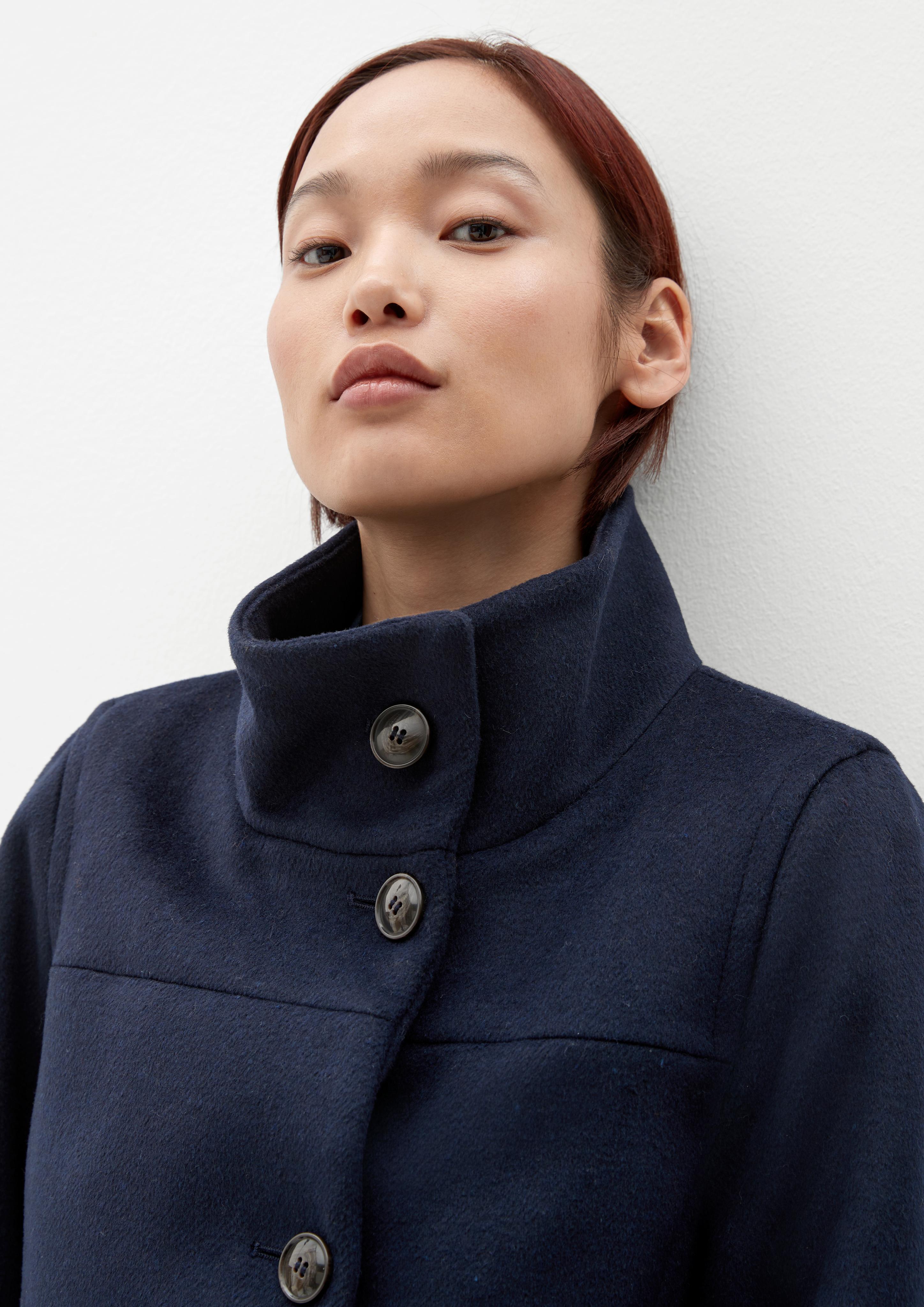 Wollmixmantel in klassischem Look  2116948-5959