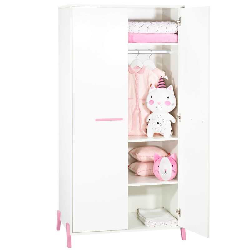 Armoire 2 portes Joy rose
