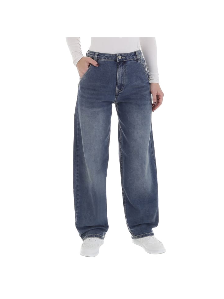 Ital-Design Jeans in Blau günstig kaufen