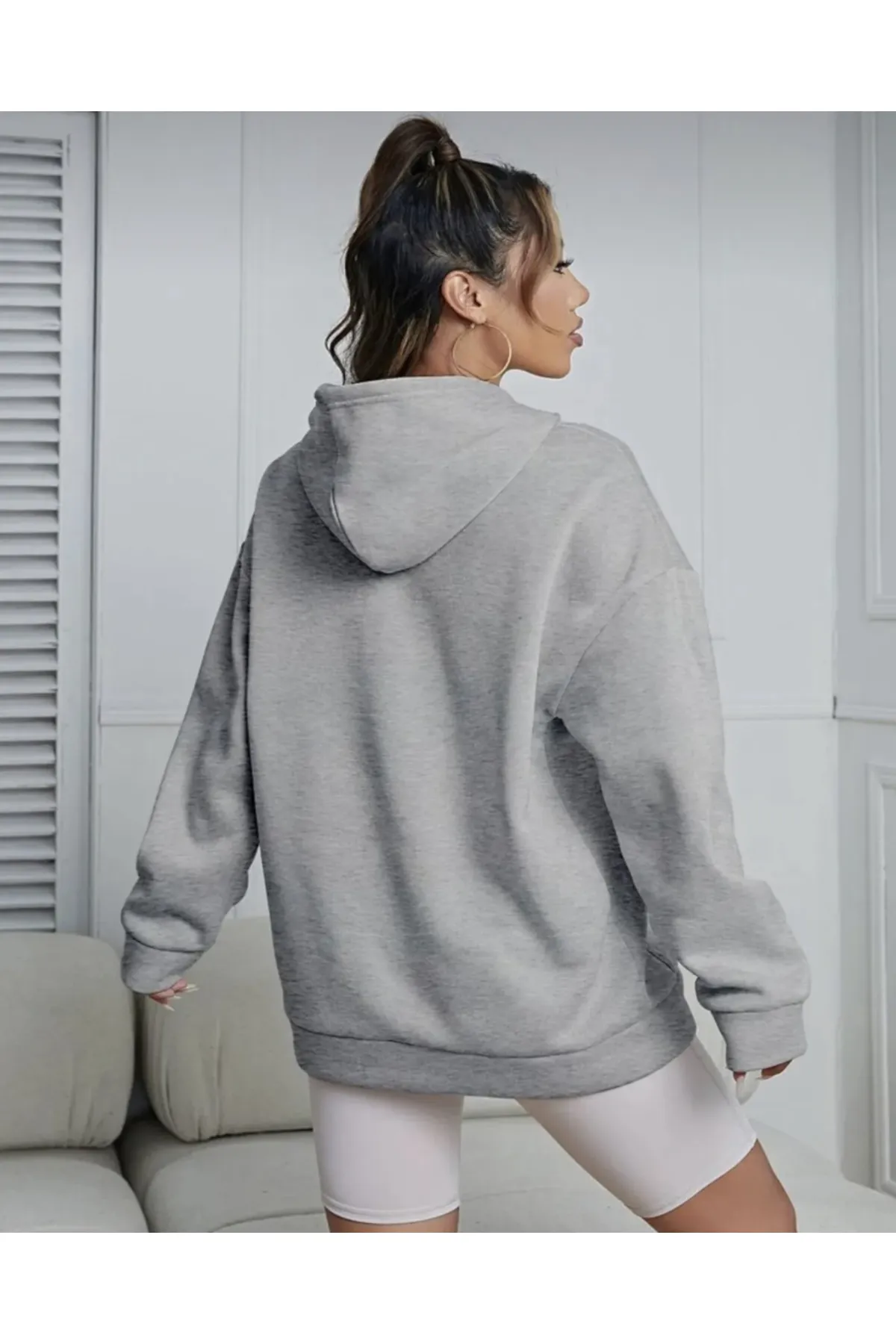 My Blog  Graues Kapuzenpullover