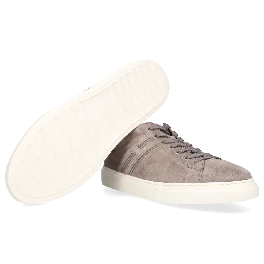 Hogan - Sneaker low H365 Veloursleder - grau