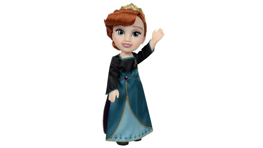 Jakks Pacific - Die Eiskönigin 2 Königin Anna Puppe 35 cm mit Krone