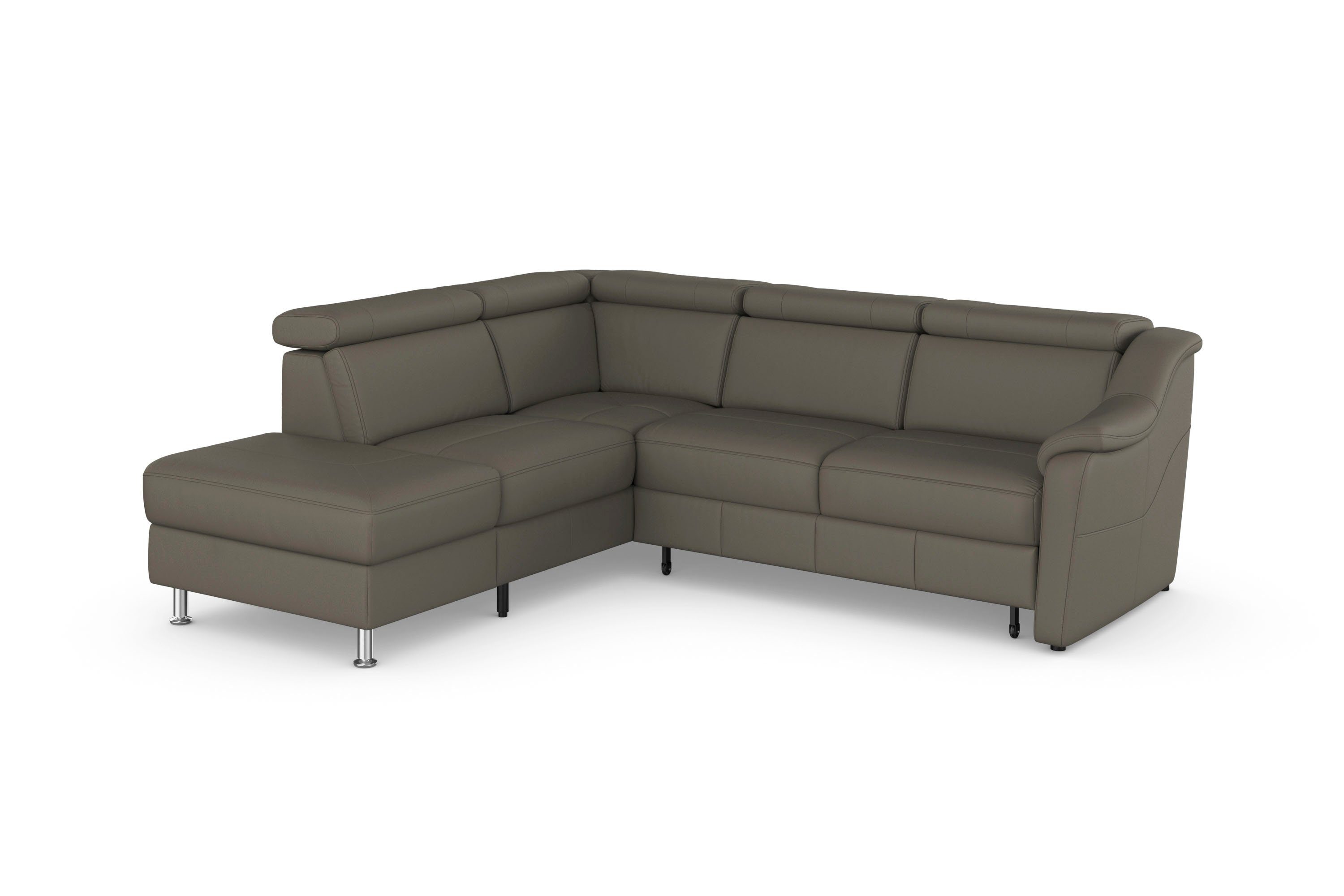 sit&more Ecksofa Freetown, inklusive Kopfteilverstellung und komfortablem Federkern