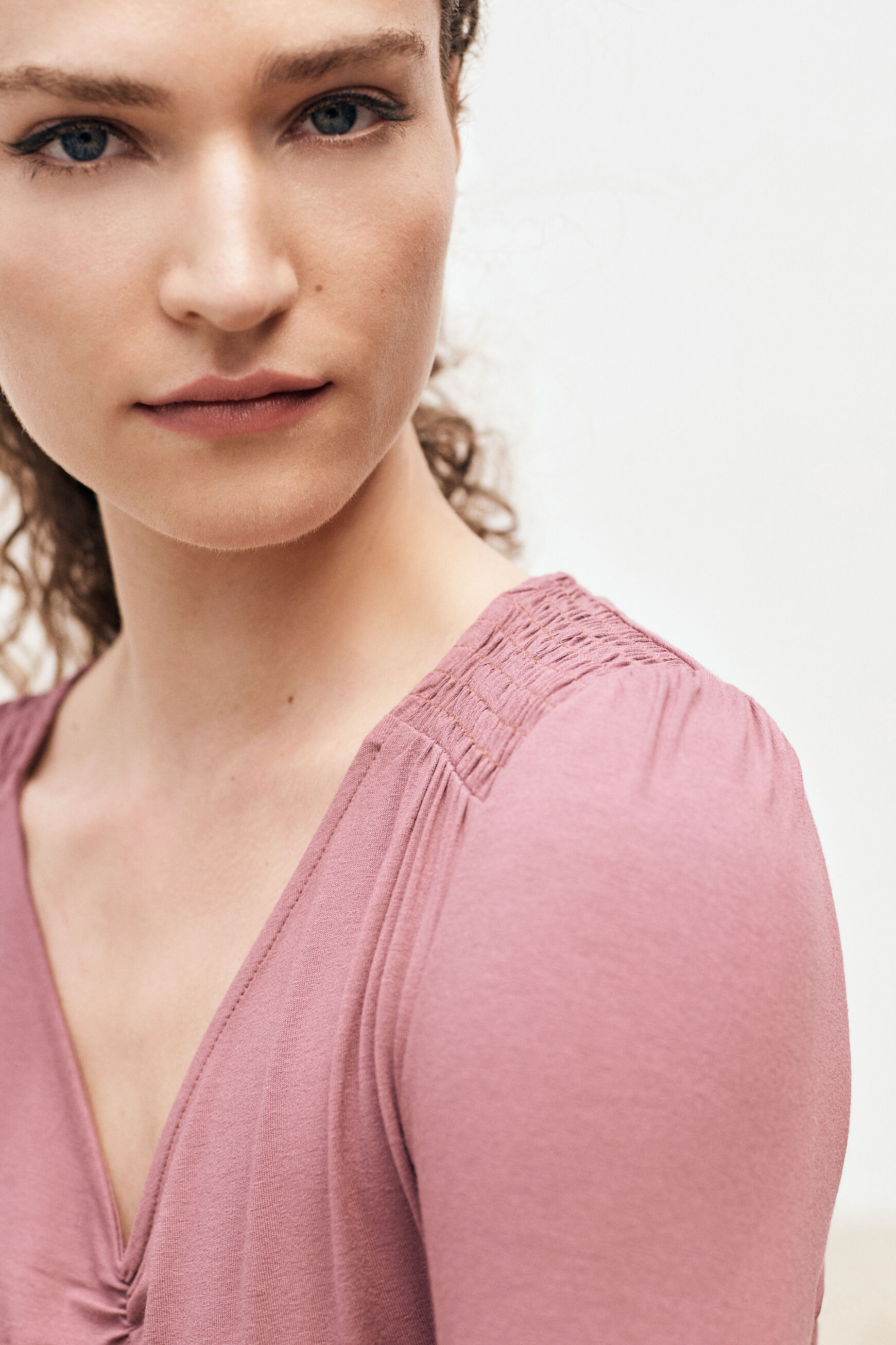 t-shirt wilton vieux rose femme