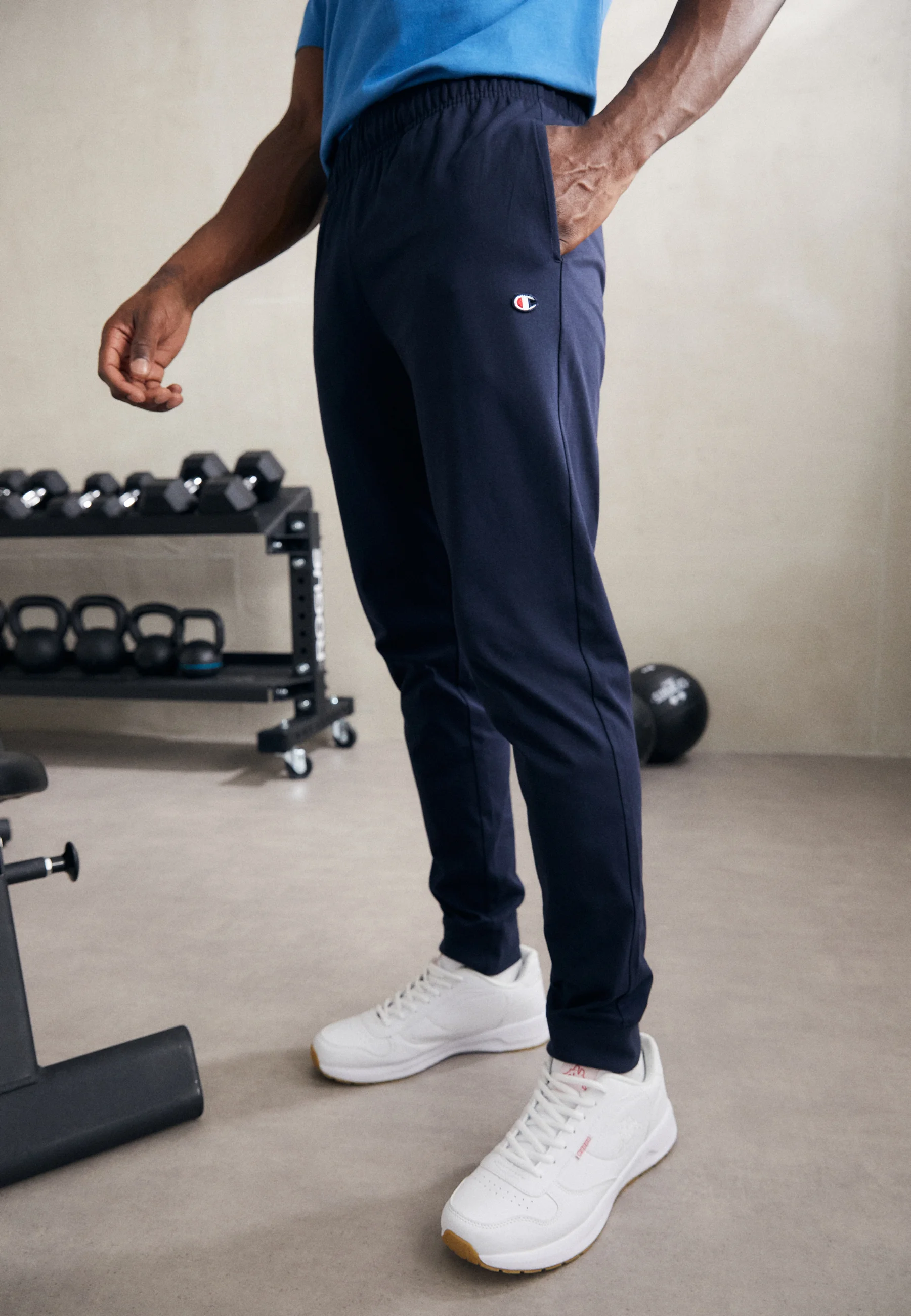 Champion ICON PANTALONES CON PUÑOS ELÁSTICOS - Pantalones deportivos
