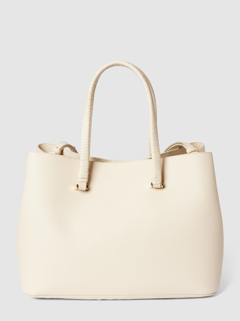 Handtasche in Leder-Optik in sand