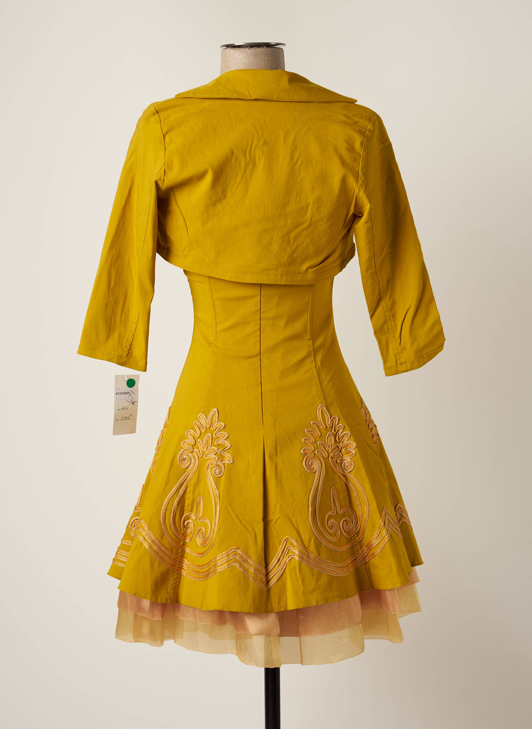 Just Side Ensembles Robe Femme couleur jaune