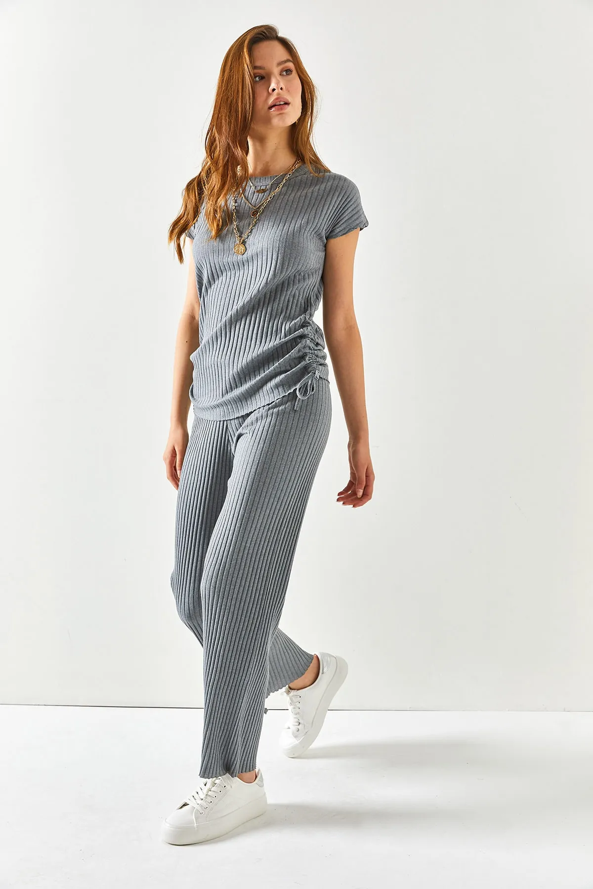 Olalook  Zweiteiler - Grau - Oversized