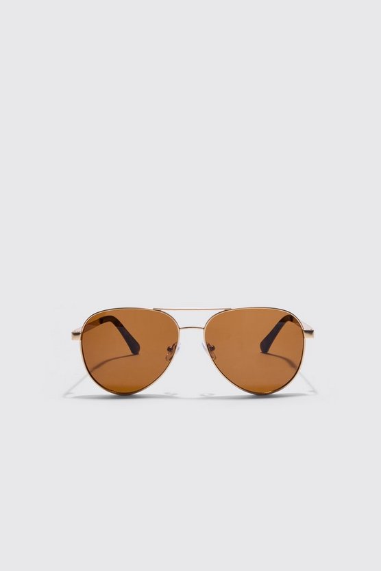 Matte Pilotenbrille