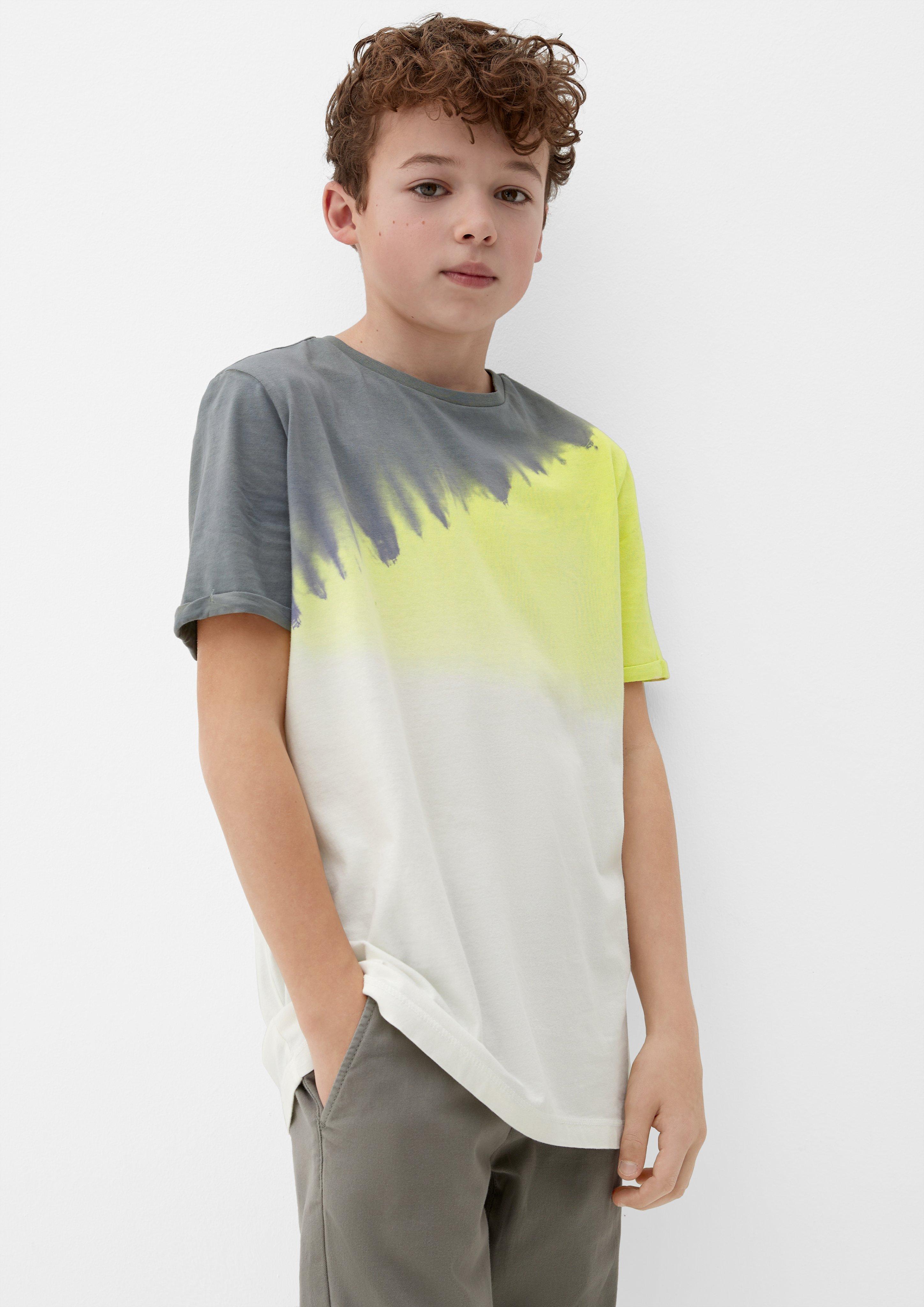 T-Shirt mit Dip Dye  2128287-9255