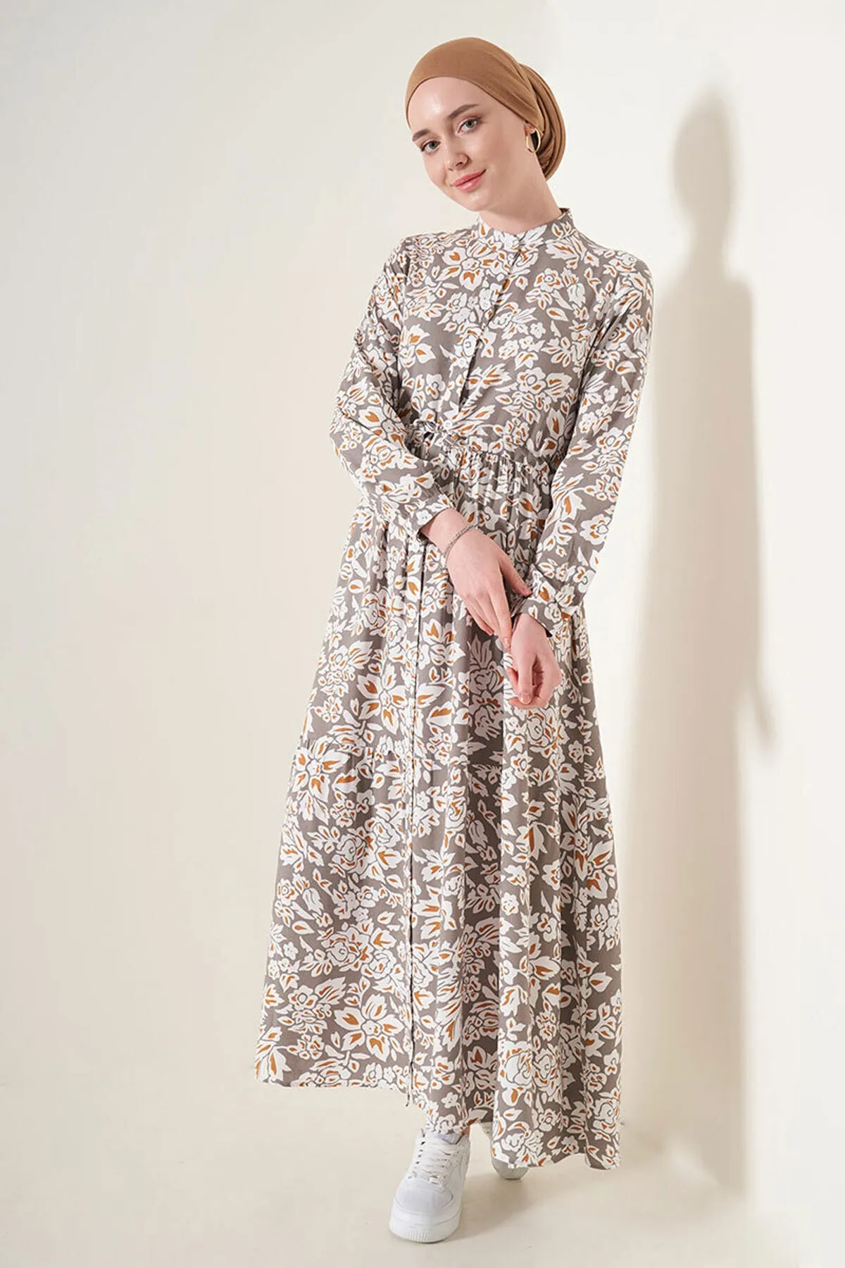 Bigdart  Kleid mit gemustertem Kragen