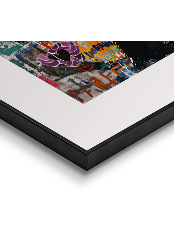 Orangewallz Gerahmter Kunstdruck 