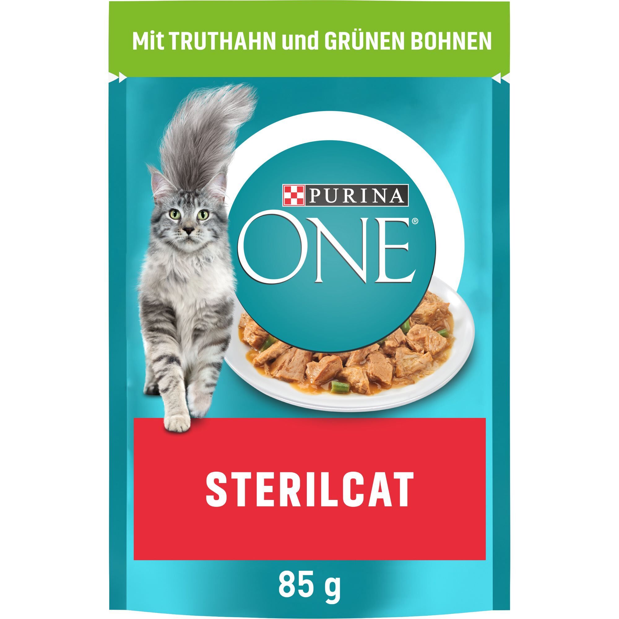 Purina ONE Nassfutter Purina ONE Sterilcat 26x85g mit Truthahn und grünen Bohnen