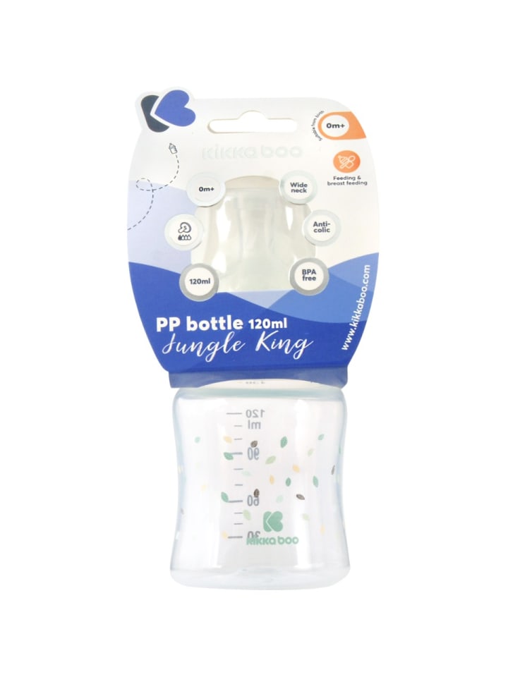 Kikkaboo Babyflasche PP 120 ml in grün günstig kaufen onesize