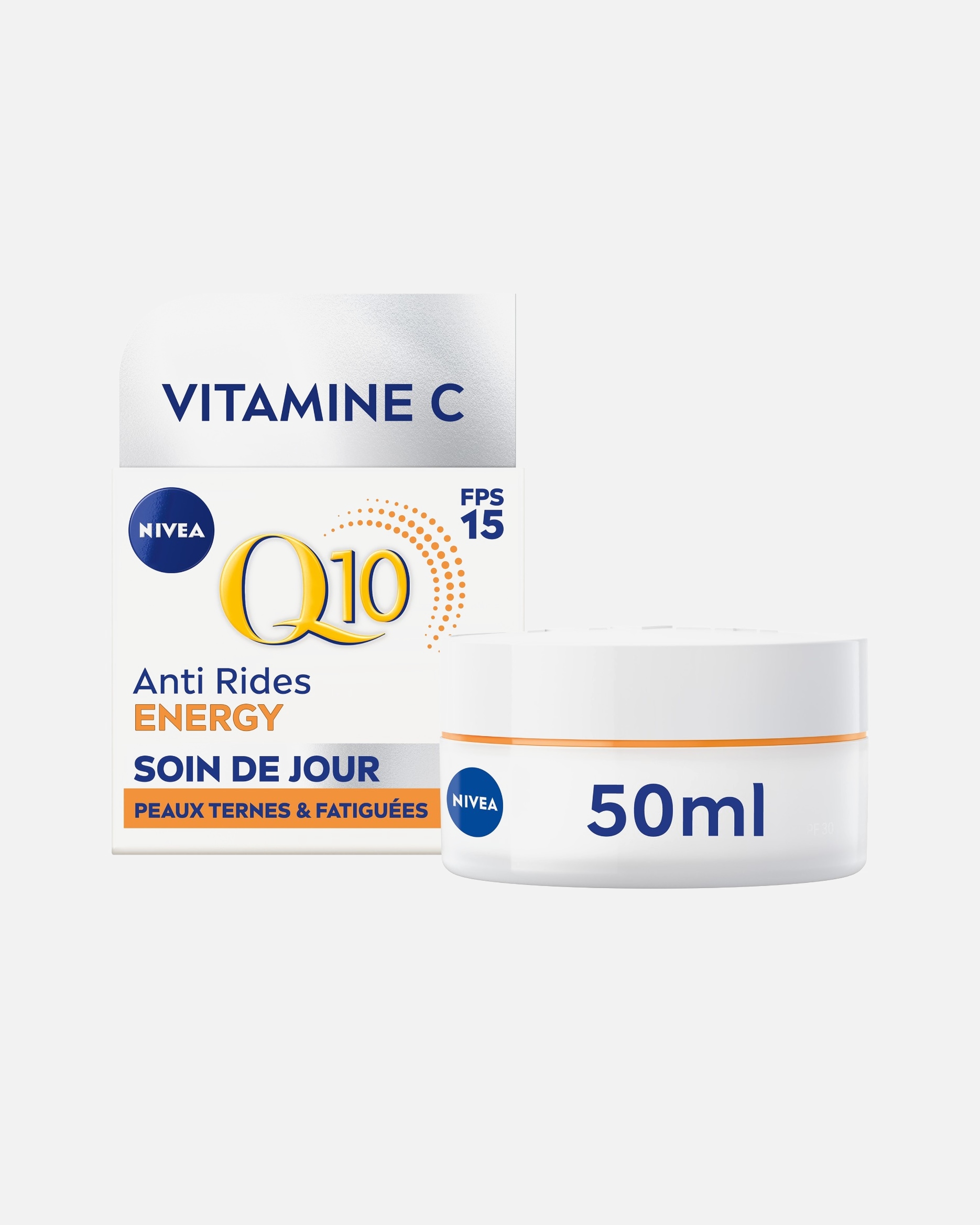 NIVEA Anti-rynke dagkrem for ansiktet, glødende aktivator, vitamin C, SPF 15