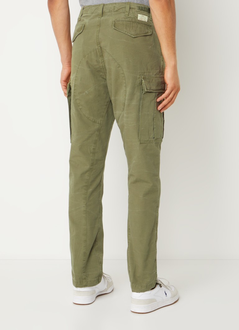 Pantaloni cargo slim fit Ralph Lauren cu buzunare cu clapă