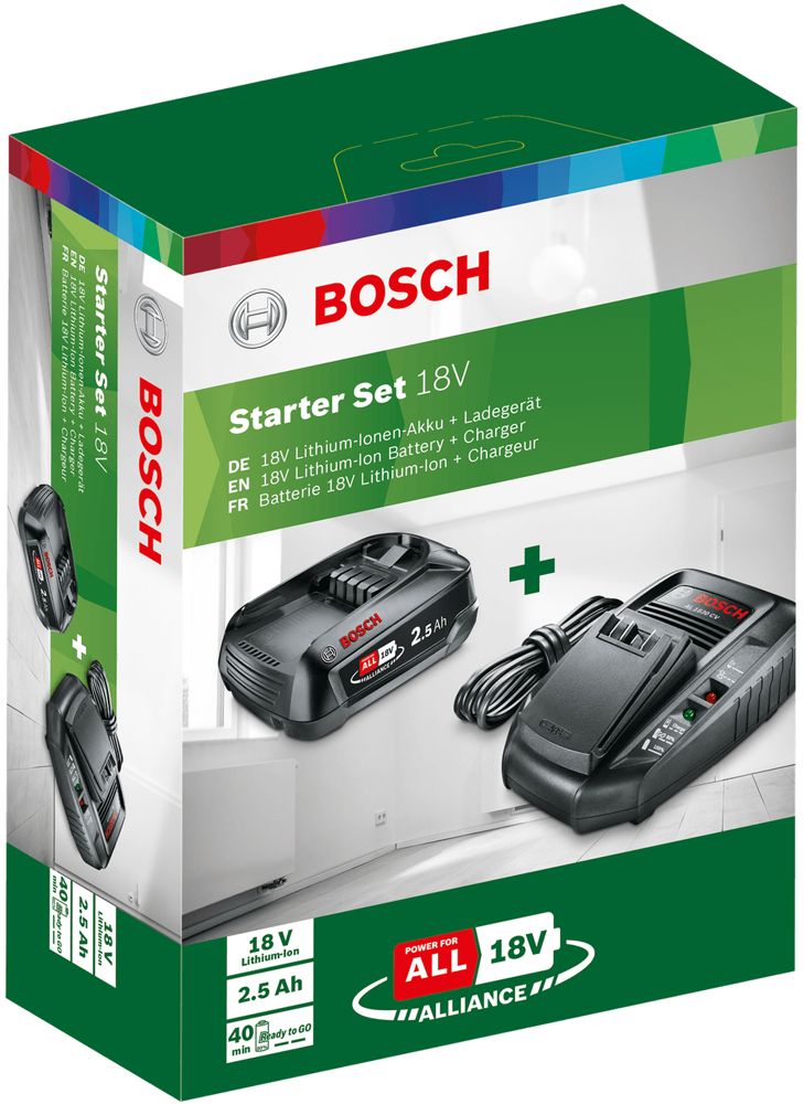 Bosch Starter-Set 18V 2.5 Ah + AL1830CV Akku kaufen | Bike-Discount