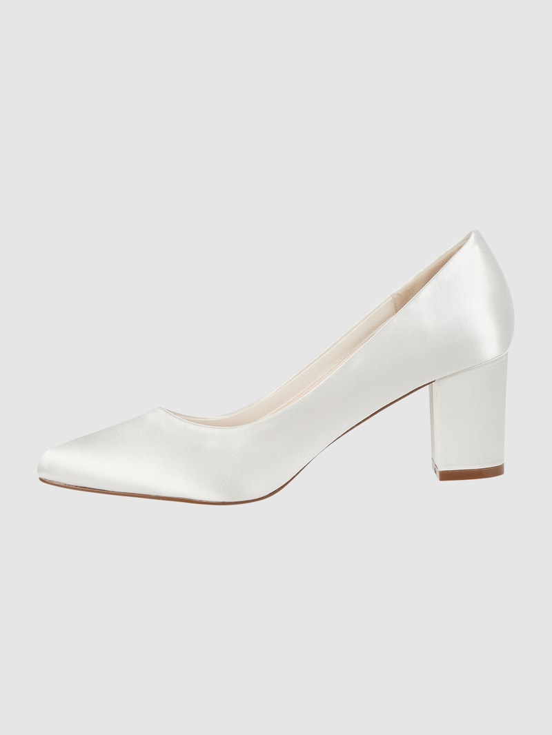 Brautschuhe aus Satin Modell 'Debora' in offwhite