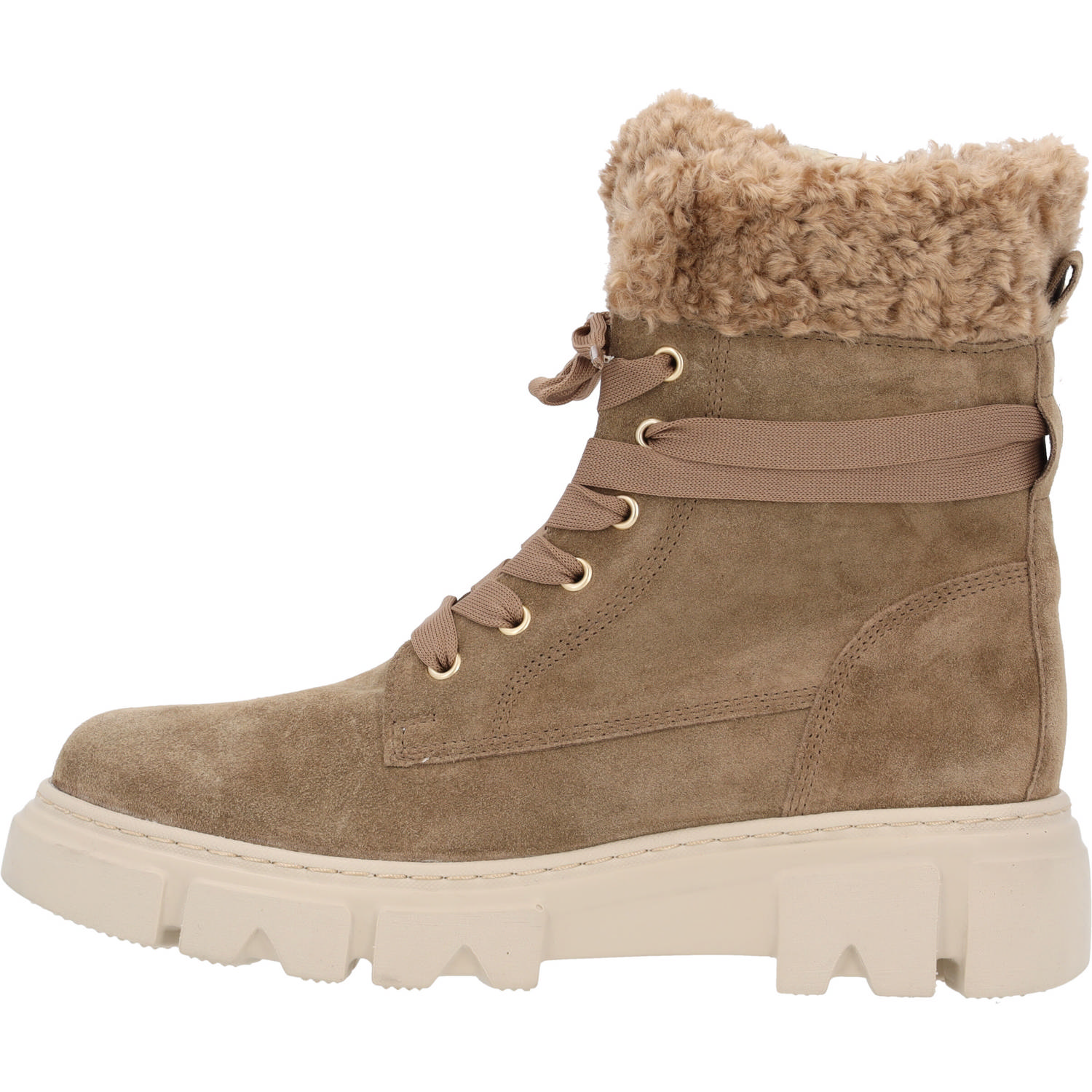Gabor 31.731, Schnürstiefel, Damen, Beige