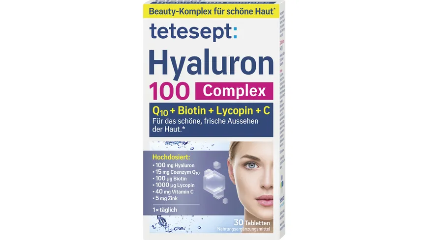 tetesept Hyaluron 100 Complex 30 St