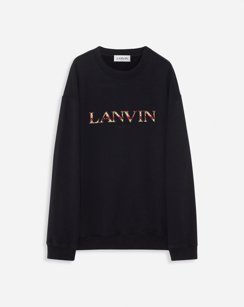SWEAT-SHIRT OVERSIZE BRODÉ LANVIN CURB
