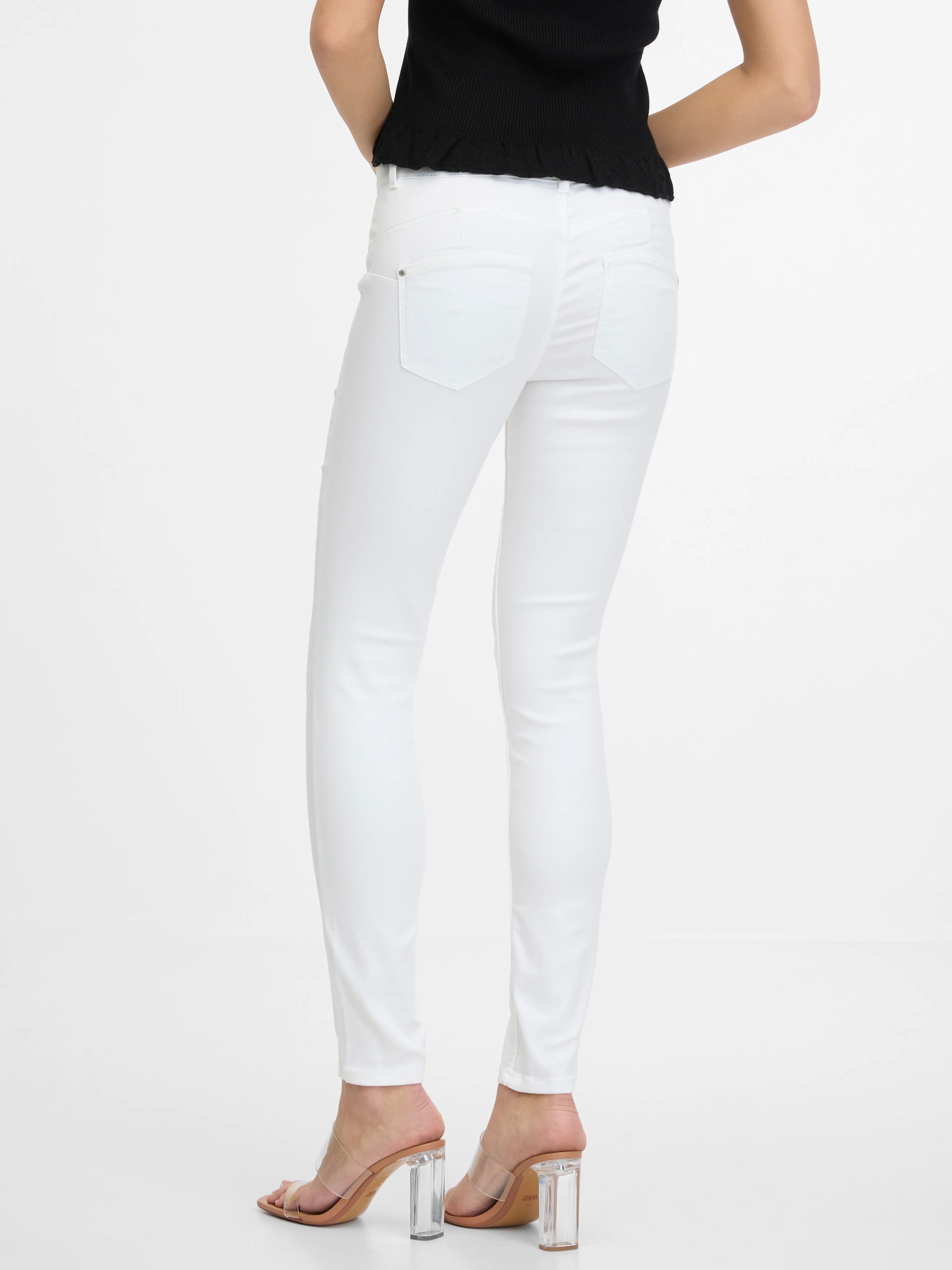 Weiße Skinny Fit Jeans für Damen ORSAY