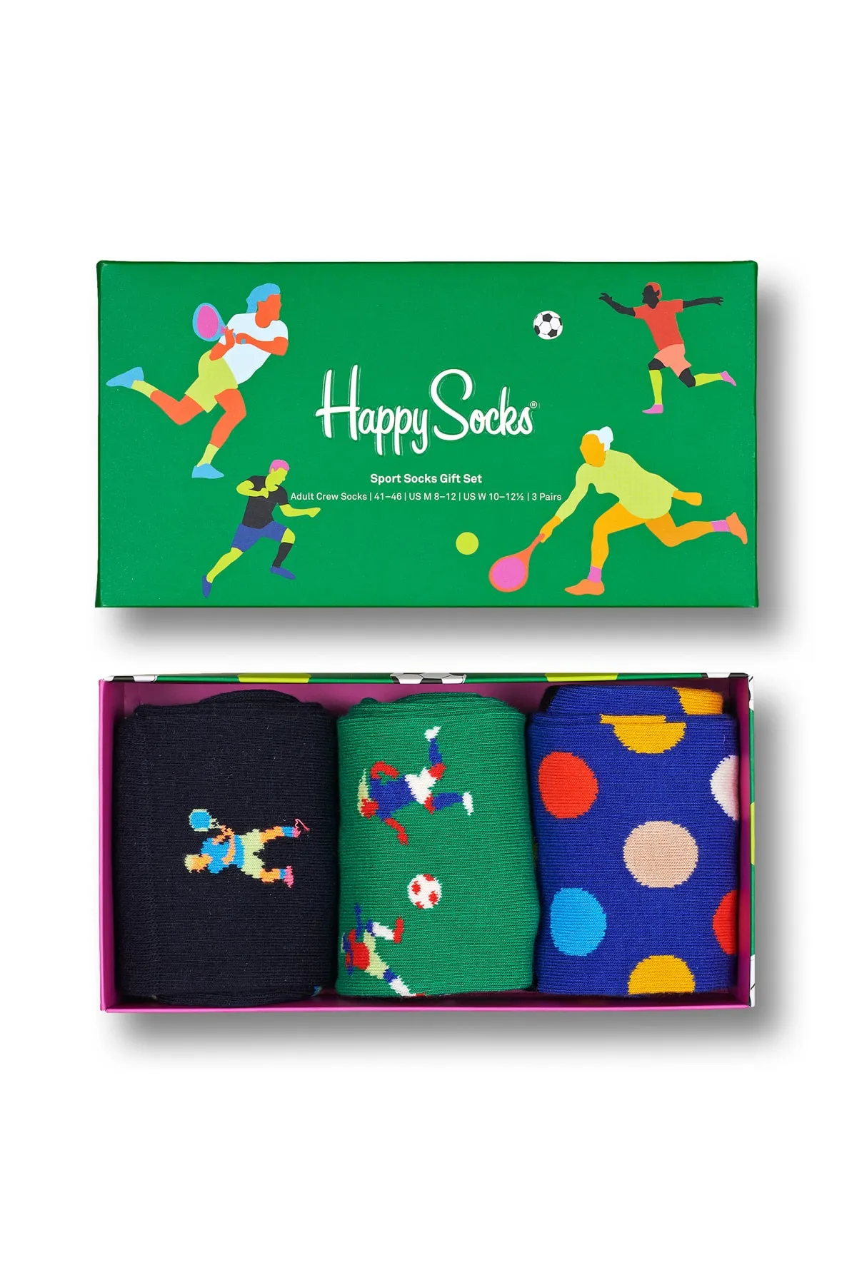 Happy Socks  3er-Pack Sportsocken-Geschenkset