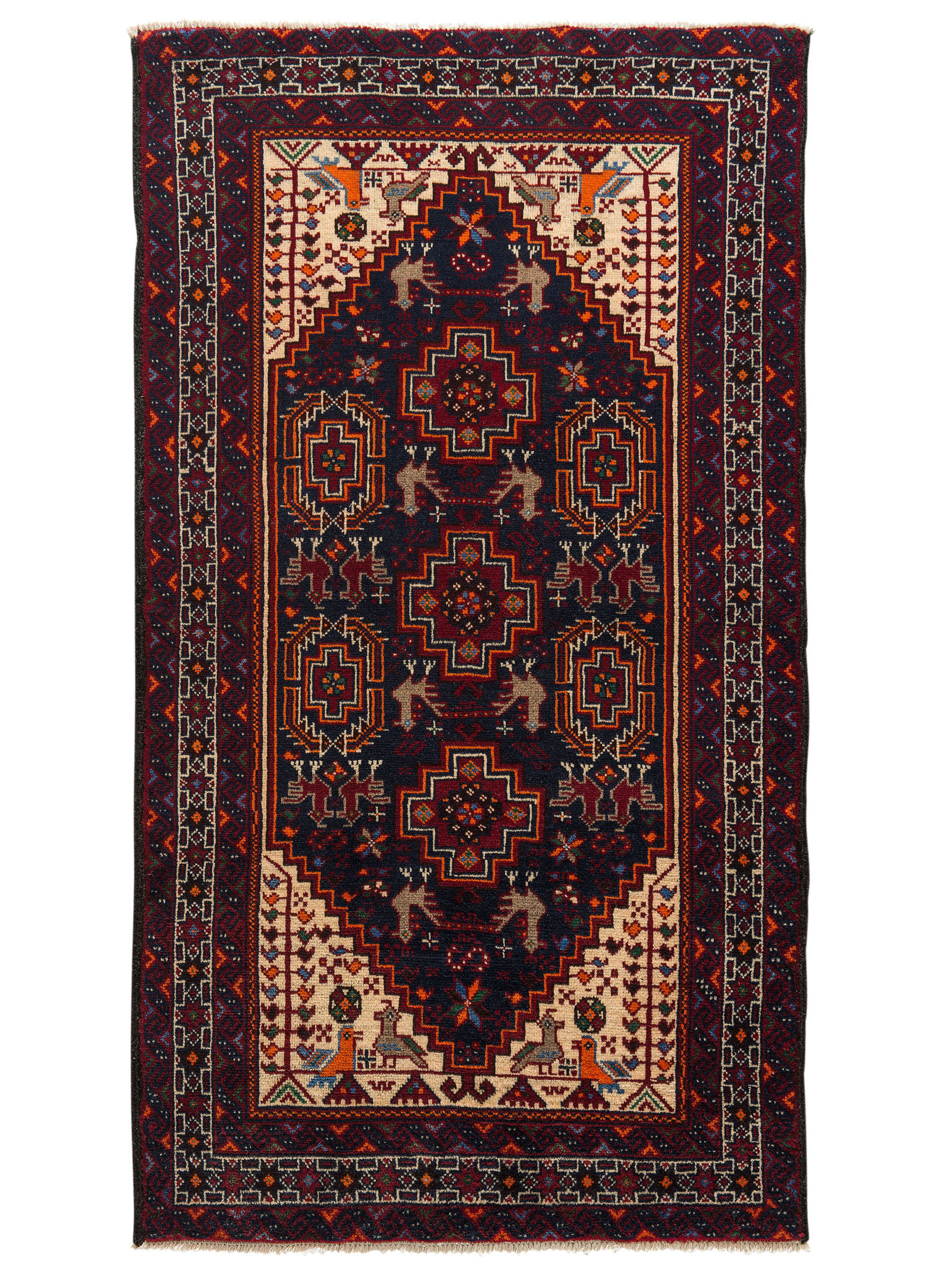 Belutsch ca. 100 x 190 cm, Unikat / Einzelstück