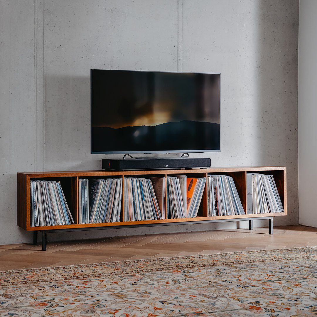 Teufel CINEDECK Sounddeck (HDMI, Bluetooth, 220 W, 9 High-Performance-Töner mit integriertem Subwoofer & Dynamore® Ultra)