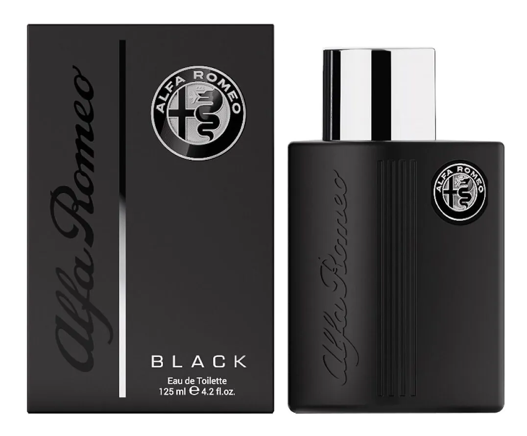 Alfa Romeo Black Eau de Toilette για άνδρες, 125 ml