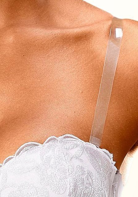Abracada Bra BH-Träger (2 Paar), transparent, zum Austauschen - Trägerbreite 1,8 cm