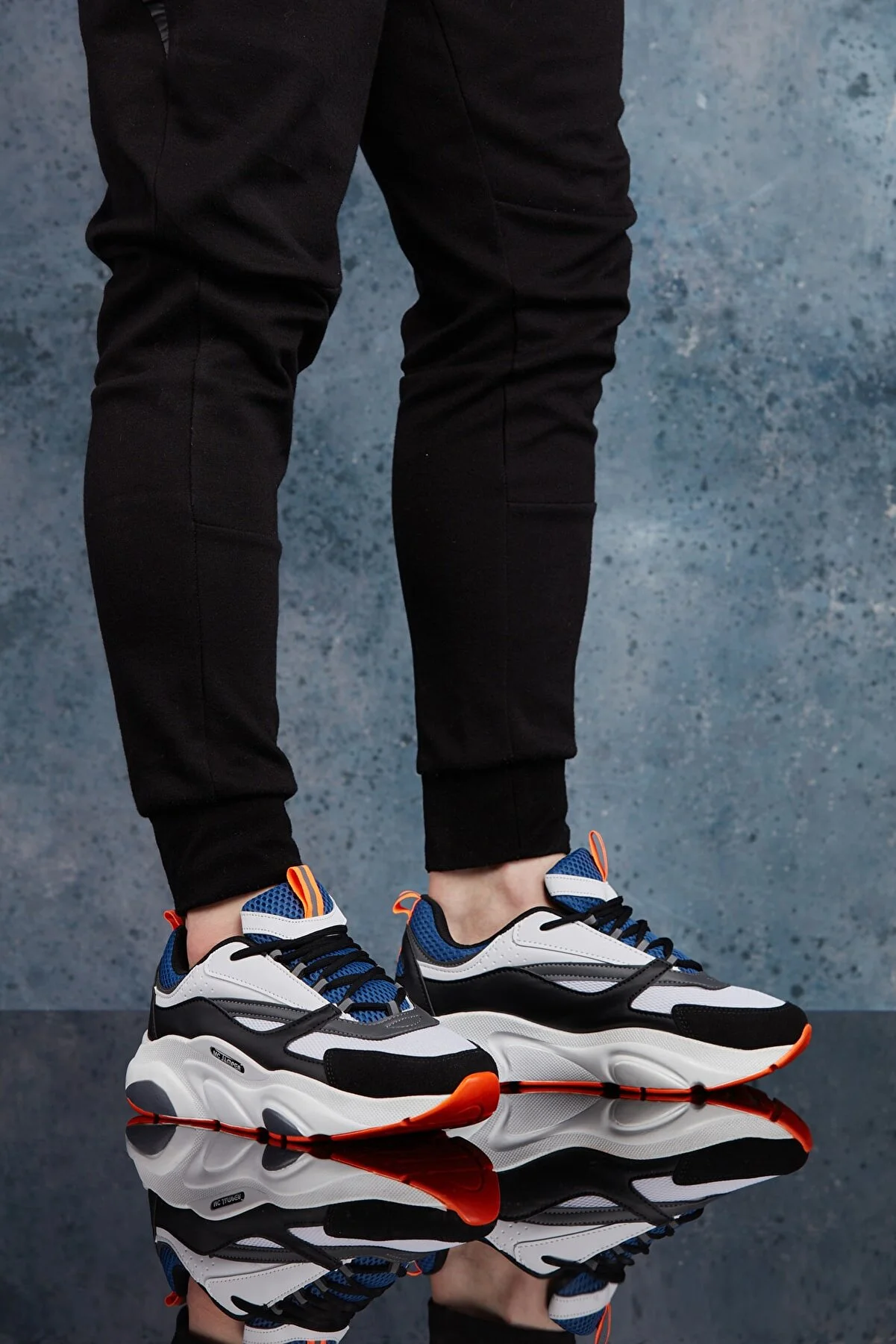 DARK SEER  Weißer blauer Unisex-Sneaker