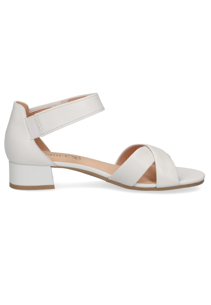 CAPRICE Klassische Sandalen weiss Sandale weiß