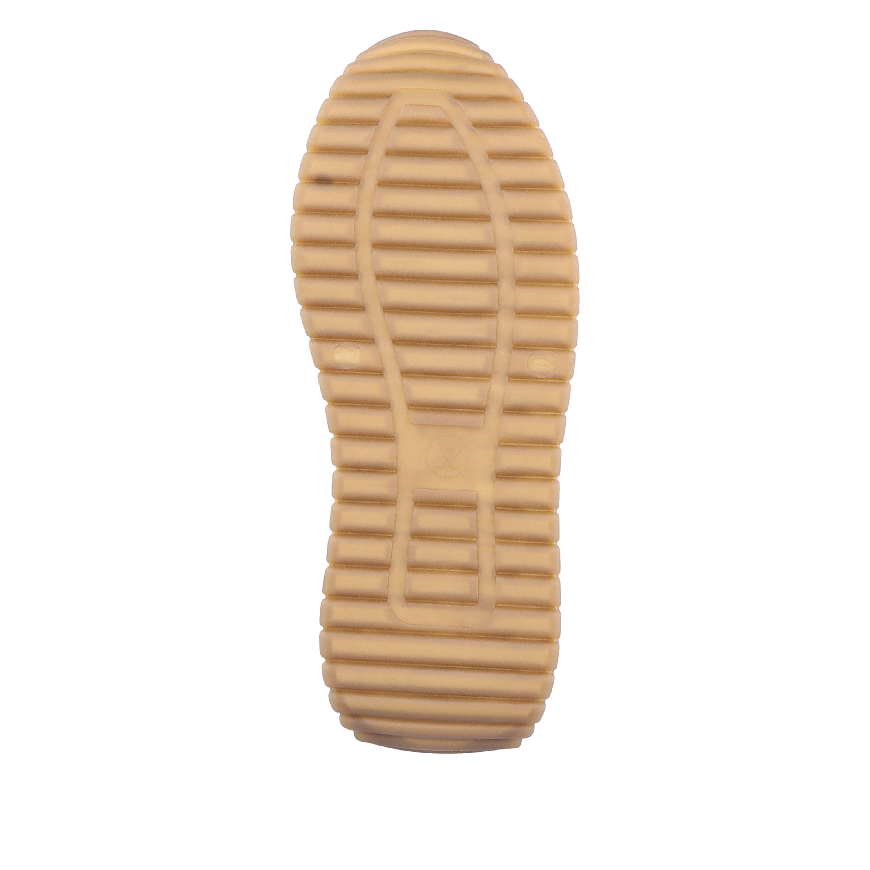 Rieker Damen Sneaker High caramel-brown creme-beige