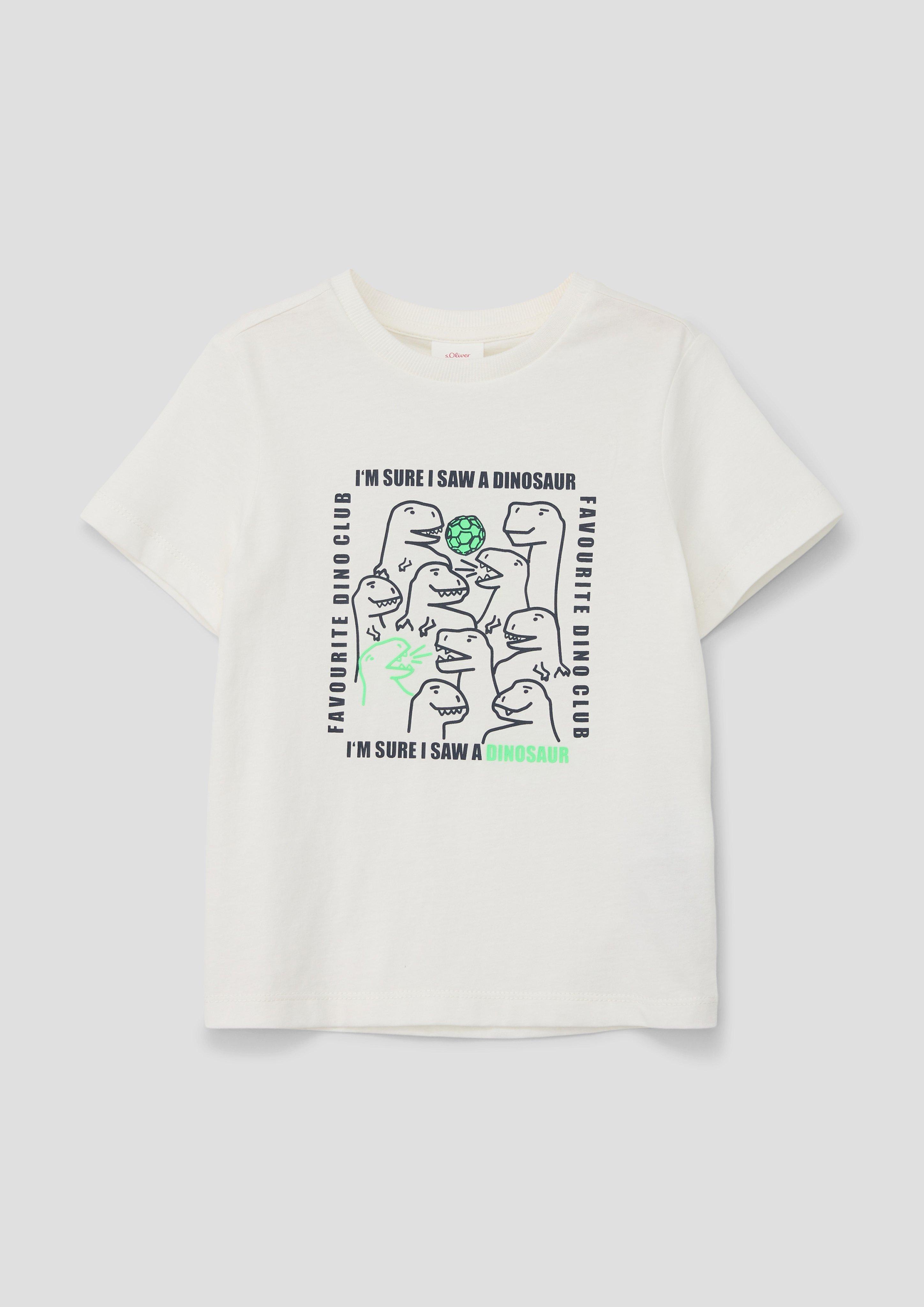T-Shirt mit Frontprint  2143100-0210