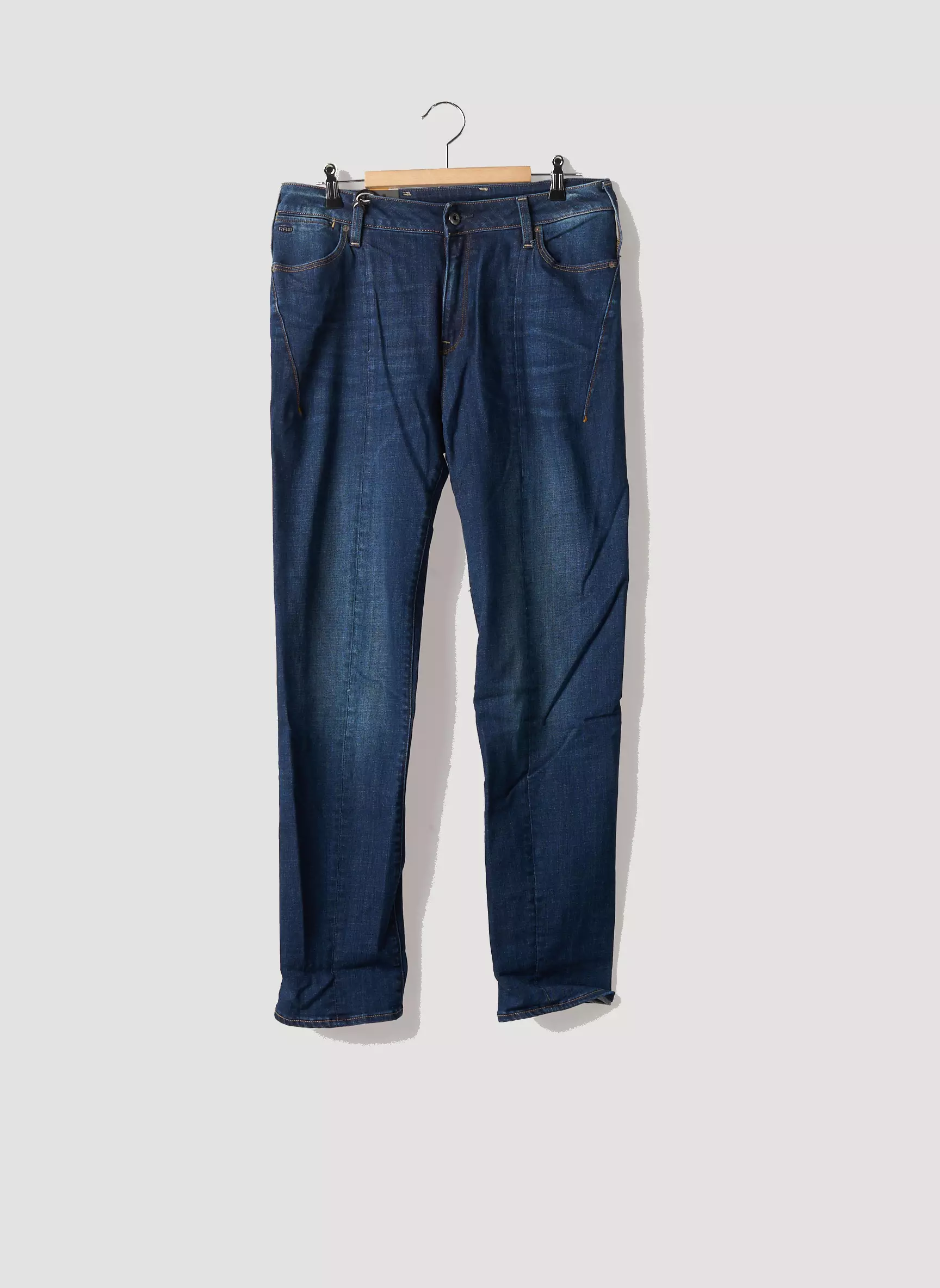 Raw 7 Jean Mom Homme couleur bleu