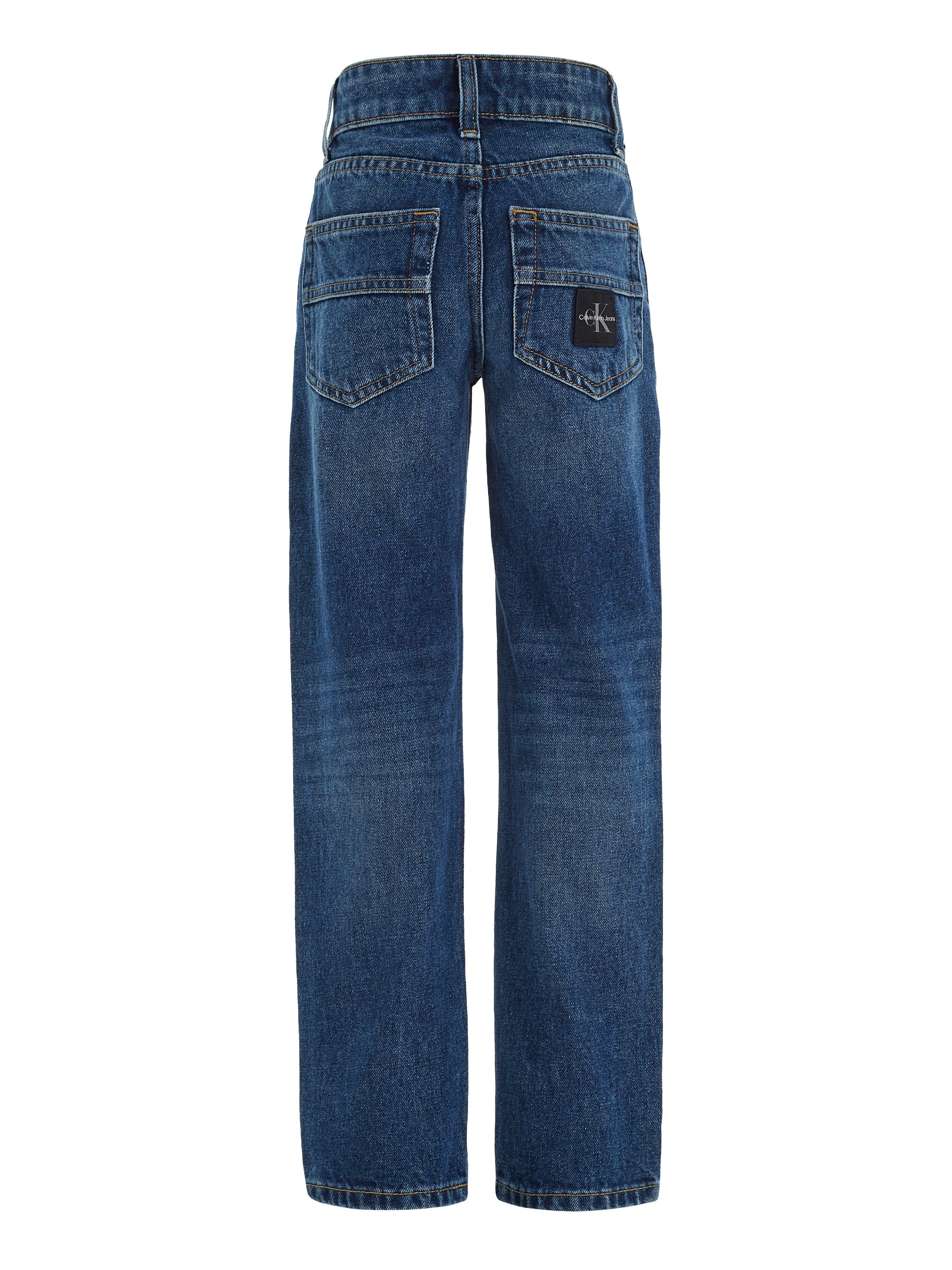 Calvin Klein Jeans Stretch-Jeans REGULAR STRAIGHT OCEAN BLUE