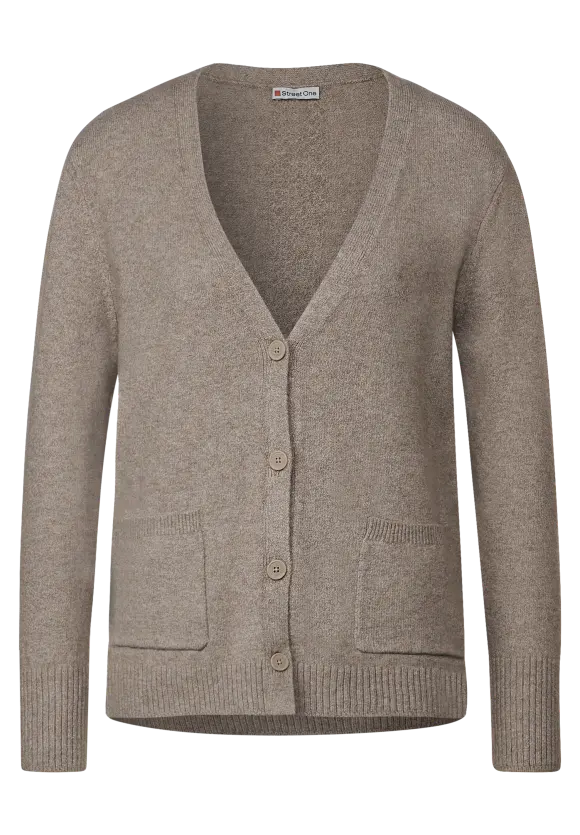 Street One Cardigan mit V-Ausschnitt
