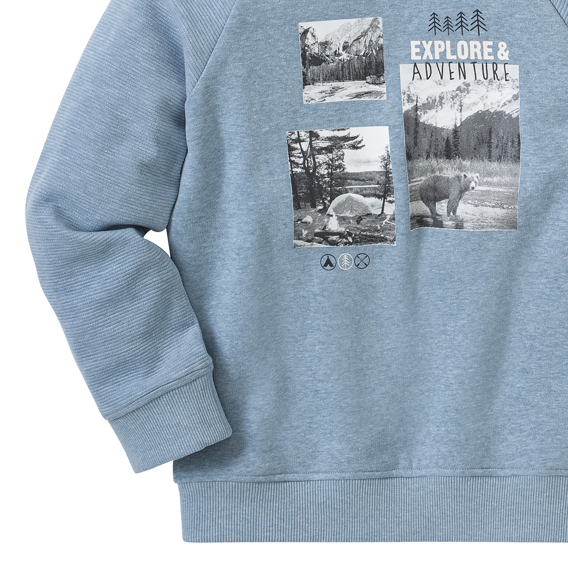 Jungen Hoodie mit Foto-Print