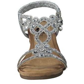 2Go Fashion Keilsandale in silber
