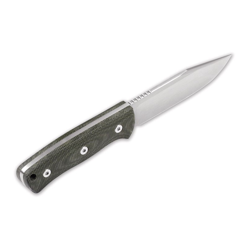 QSP Bison QS134-C Fixed Blade Green Micarta