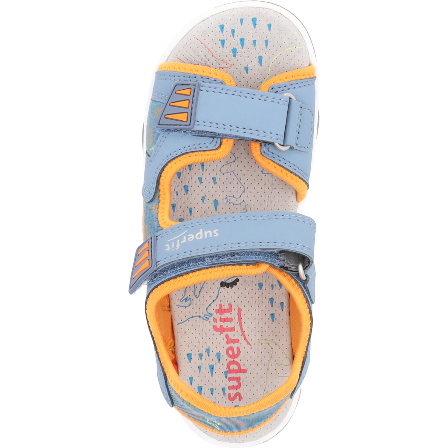 Superfit MIKE 3.0 09472, Sandaletten, Kinder, BLAU/ORANGE
