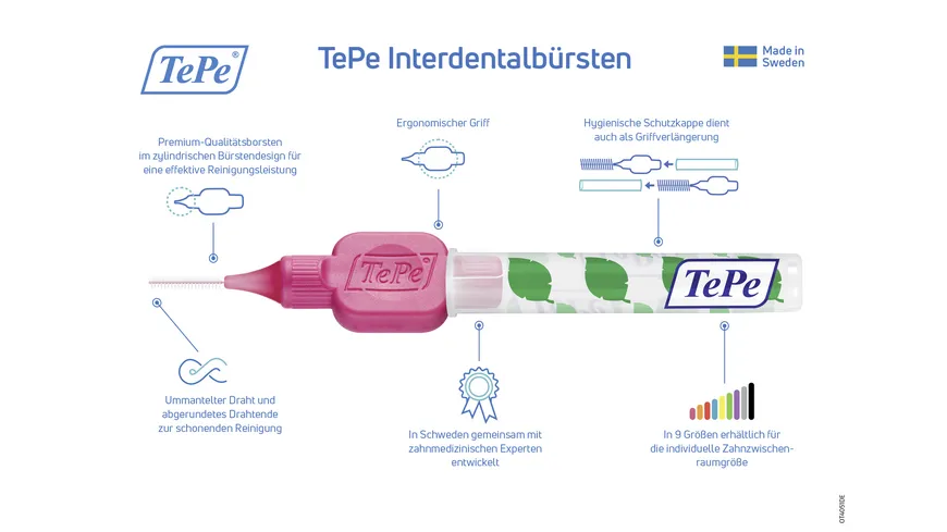 Tepe Interdentalbürste 0,4mm Gr. 0
