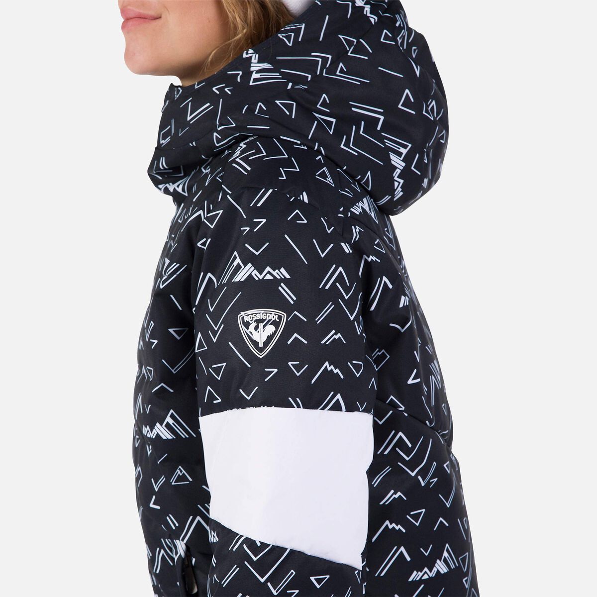 Damen-Steppskijacke mit Print Wispile