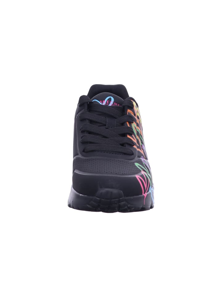 Skechers Mädchen Halbschuhe UNO LITE - SPREAD THE LOVE in Schwarz günstig kaufen