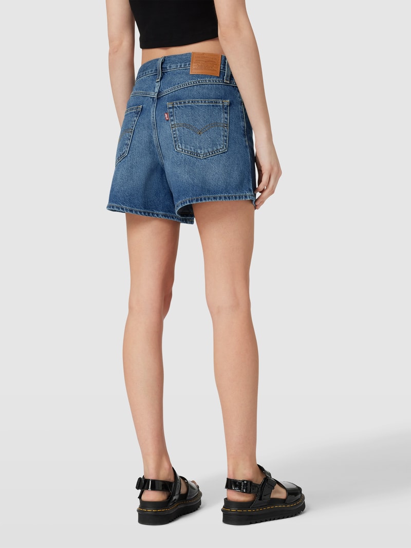 Jeansshorts aus reiner Baumwolle Modell '80'S' in jeans