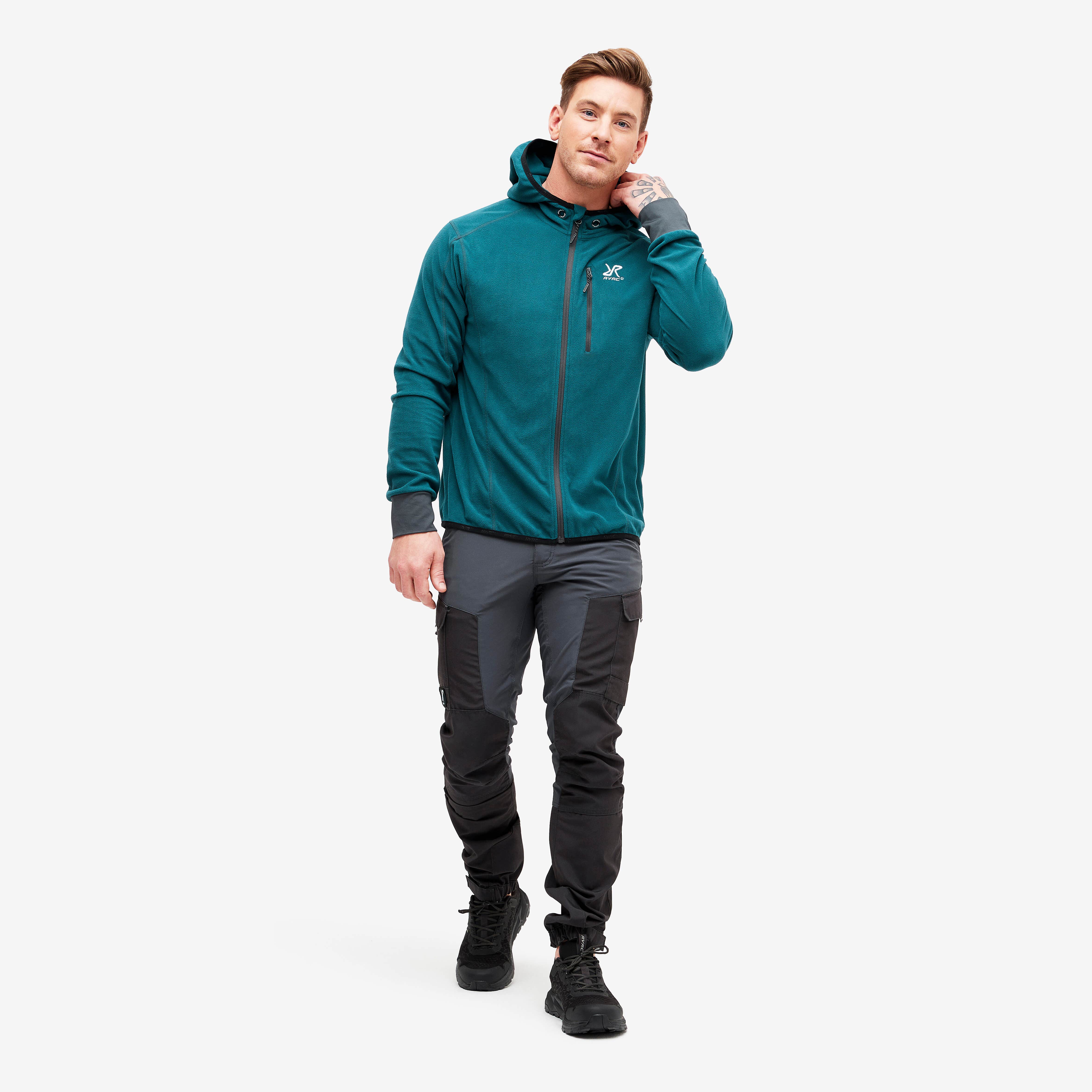 Trekker Hoodie Homme Teal