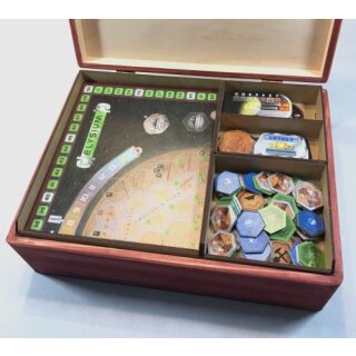 Wooden box compatible with Terraforming Mars