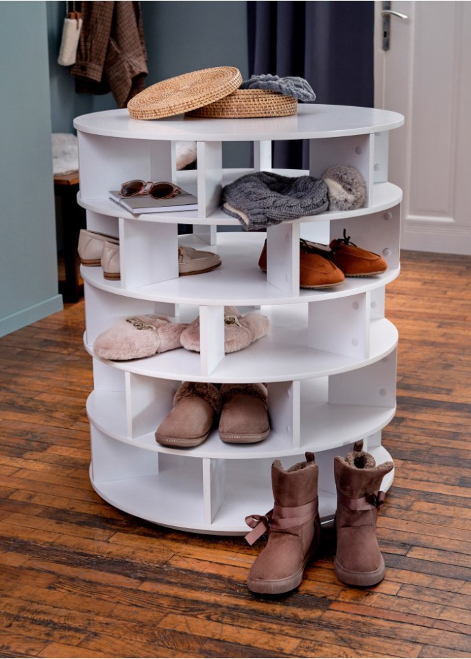 Schuhregal zum Drehen